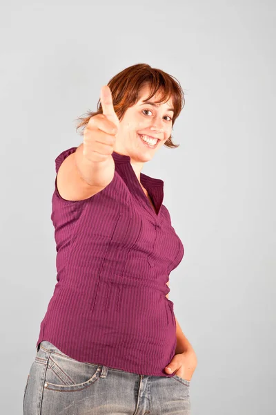 Retrato Belleza Mujer Joven — Foto de Stock