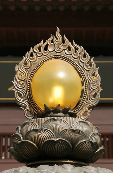 Gouden Boeddha Standbeeld Tempel — Stockfoto