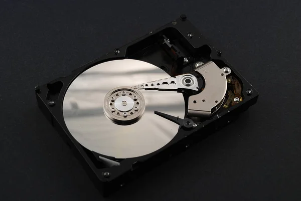 Hard Disk Drive Latar Belakang Dari Pintu Yang Terbuka — Stok Foto