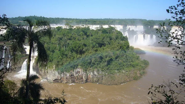 Iguazu Vízesés Vízesés Dzsungelben — Stock Fotó