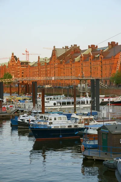 Hamburg Stor Hamnstad Norra Tyskland — Stockfoto