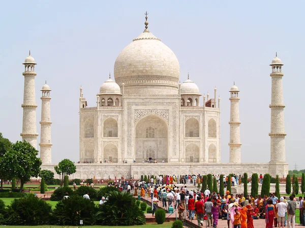 Famous Taj Mahal Mausoleum Agra India — Stock Photo, Image