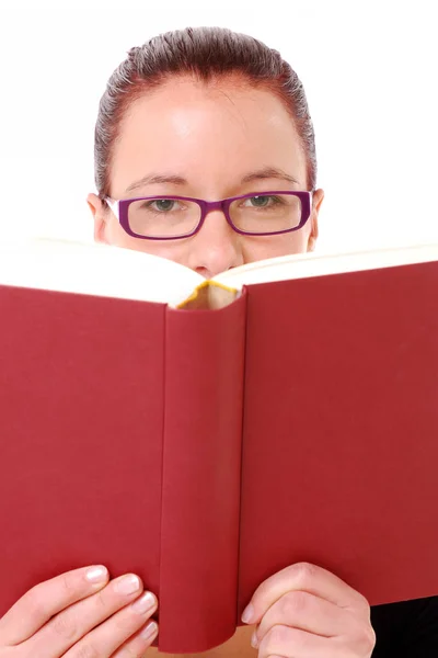 Young Woman Reading Book — Stock Photo, Image