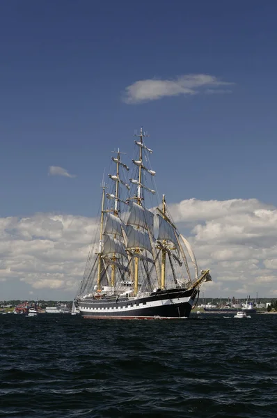 Vista Panorâmica Navio Vela — Fotografia de Stock