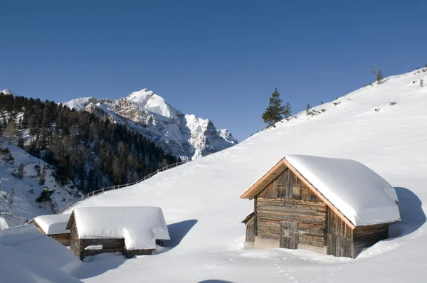 Vista Panoramica Del Maestoso Paesaggio Dolomitico Italia — Foto Stock