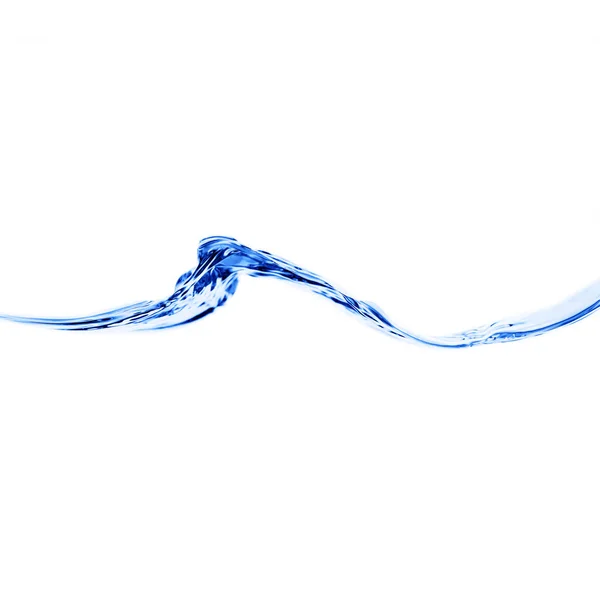Водна Хвиля Ізоляція Білому Тлі — стокове фото