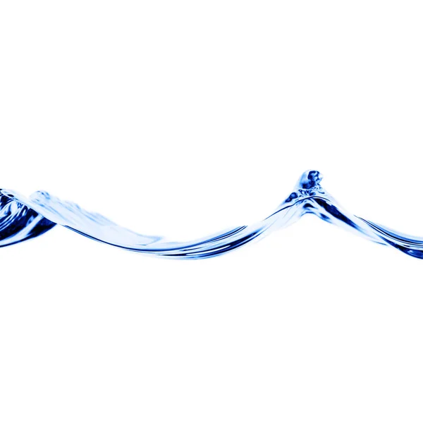 Water Wave Isolation Witte Achtergrond — Stockfoto