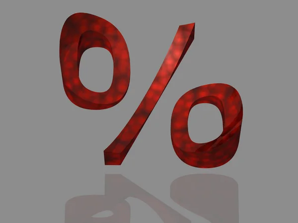 Rabattaktion Prozent Zeichen — Stockfoto