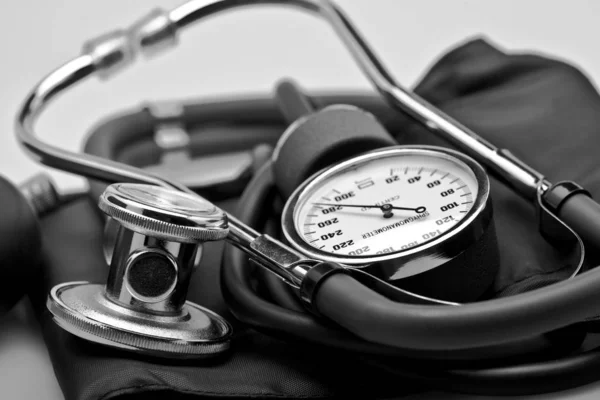 Medizinisches Stethoskop Blutdruck — Stockfoto