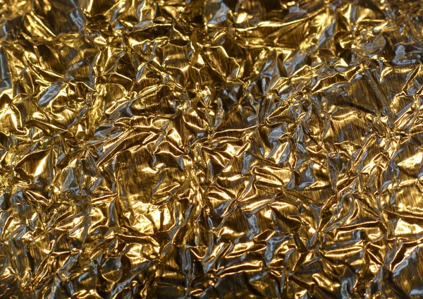 Altın Rengi Alüminyum Folyo — Stok fotoğraf