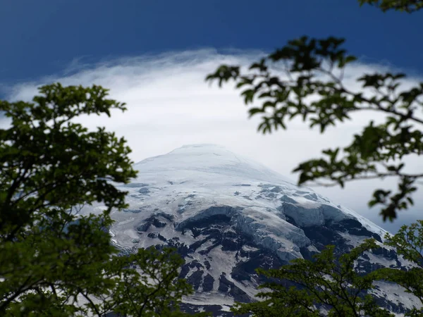 Ηφαίστειο Λανίνη Στις Παταγονικές Άνδεις — Φωτογραφία Αρχείου