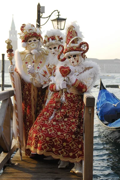 Kostýmy Masky Karnevalová Oslava — Stock fotografie
