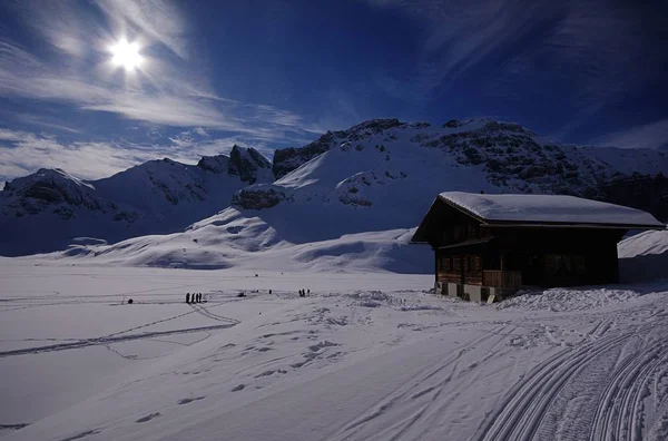 Vista Panorámica Del Hermoso Paisaje Los Alpes —  Fotos de Stock