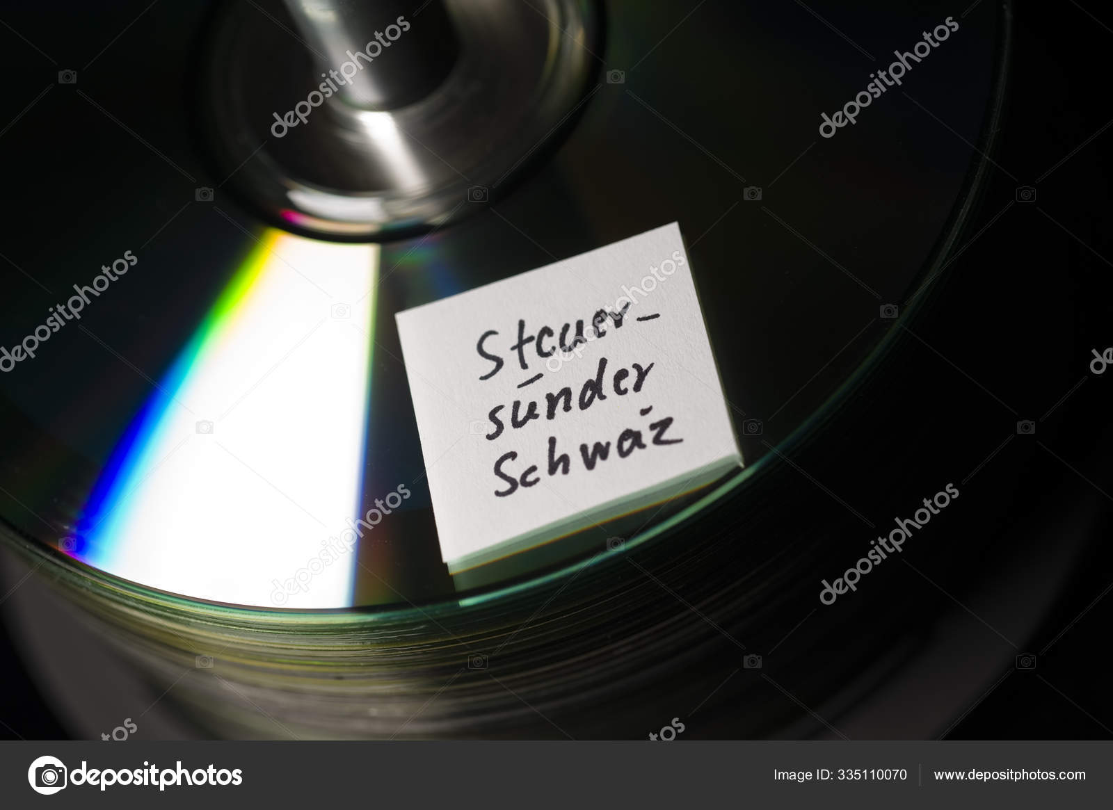 Disco Compacto Almacenamiento Digital Datos Discos Ópticos — Foto de