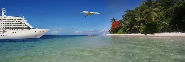 Hermoso Paisaje Playa Tropical — Foto de Stock