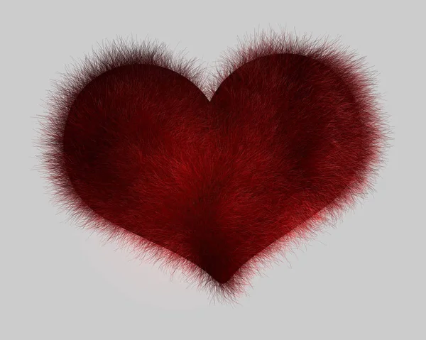 Abstract Heart Isolated — Stock Photo, Image