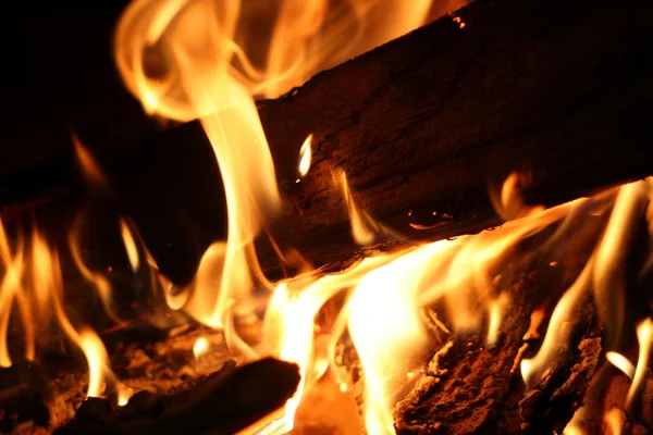 火の炎赤い火の炎 — ストック写真