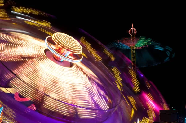 Enjoyment Carousel Amusement Park — Stock Photo, Image
