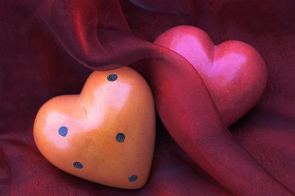 Красочный Фон Валентинки — стоковое фото