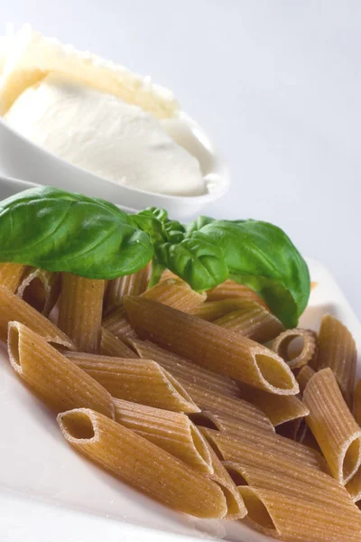 Pasta Hintergrund Food Konzept — Stockfoto