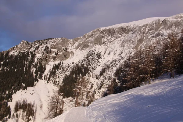 Vista Panoramica Bellissimo Paesaggio Alpino — Foto Stock