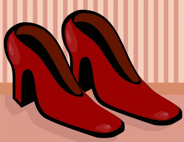 Vector Illustration Women Shoes — Stock Photo, Image