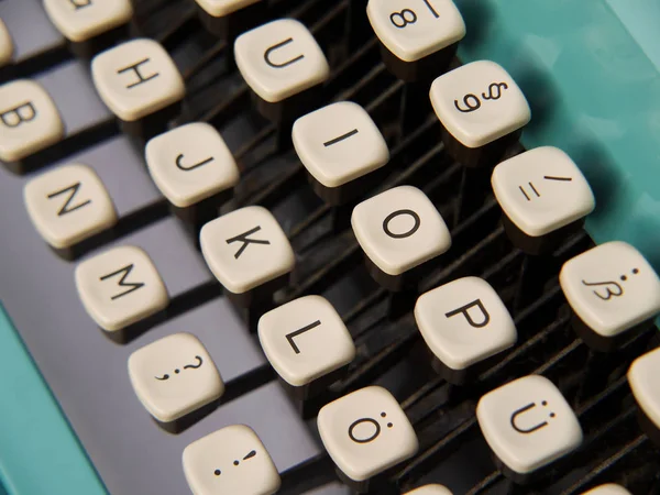 Velha Máquina Escrever Antiga Conceito Vintage — Fotografia de Stock