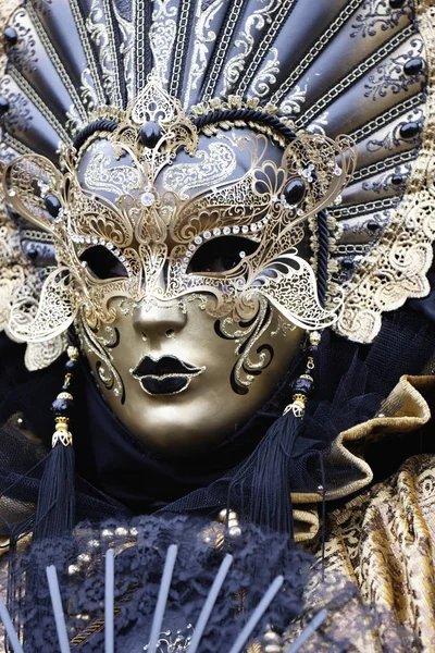 意大利威尼斯狂欢节服装化装舞会 — 图库照片