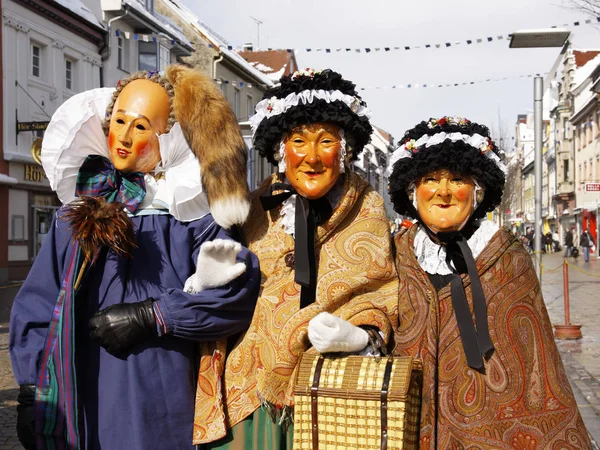 Villingen Schwenningen Μάσκες Καρναβάλι — Φωτογραφία Αρχείου