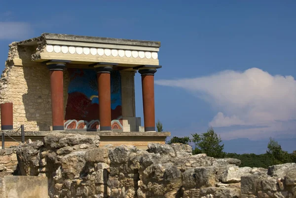 Palacio Knossos Isla Creta — Foto de Stock