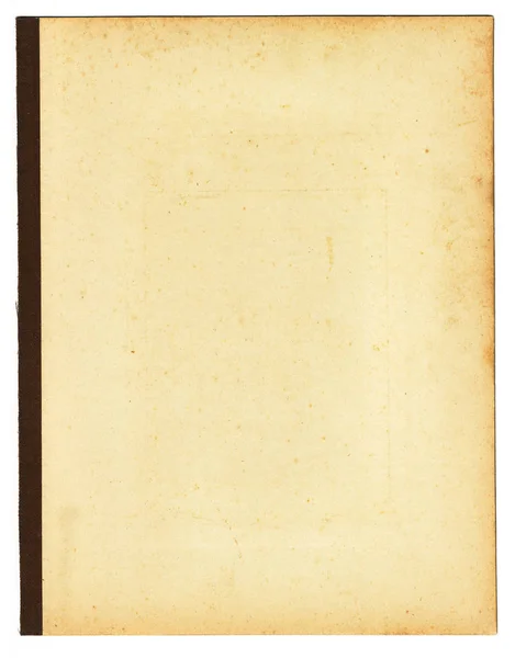 Arkaplan Olarak Eski Sarı Kağıt — Stok fotoğraf