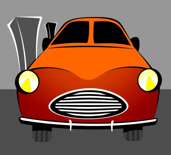 Illustration Vectorielle Une Voiture Sport — Photo