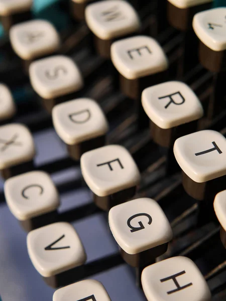 Velha Máquina Escrever Antiga Conceito Vintage — Fotografia de Stock