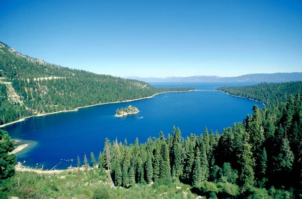 Panorama Lake Tahoe Καλιφόρνια — Φωτογραφία Αρχείου