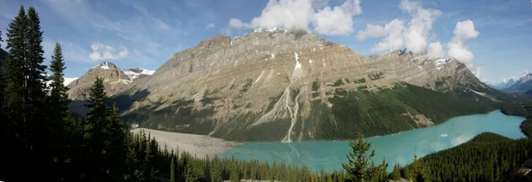 Vue Panoramique Sur Paysage Lacustre — Photo