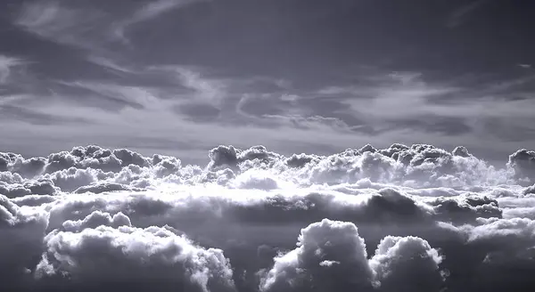Вид Хмарне Небо — стокове фото