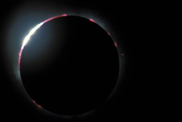 Eclipse Solar Cielo Astronomía — Foto de Stock