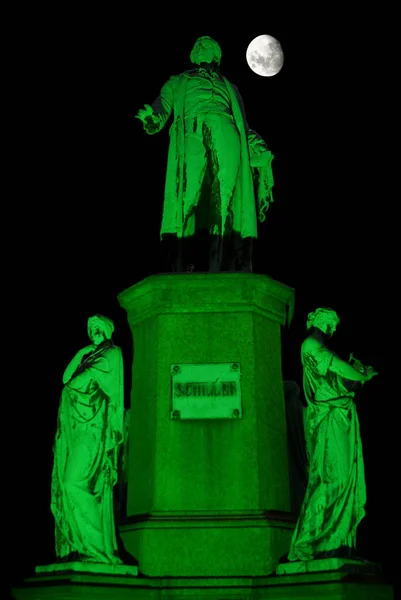 Standbeeld Van Kerstman — Stockfoto