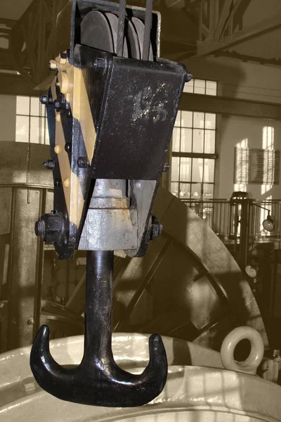 Pohled Točité Věže Bergbaumuseum Bývalého Uhelného Dolu Lugau Oelsnitz Erzgebirge — Stock fotografie