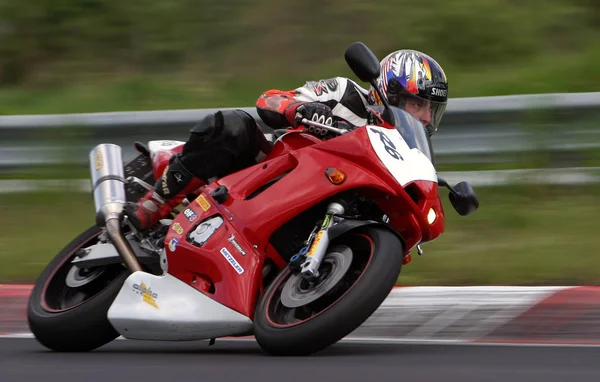 Racing Motorcycle Road — Stock Photo, Image