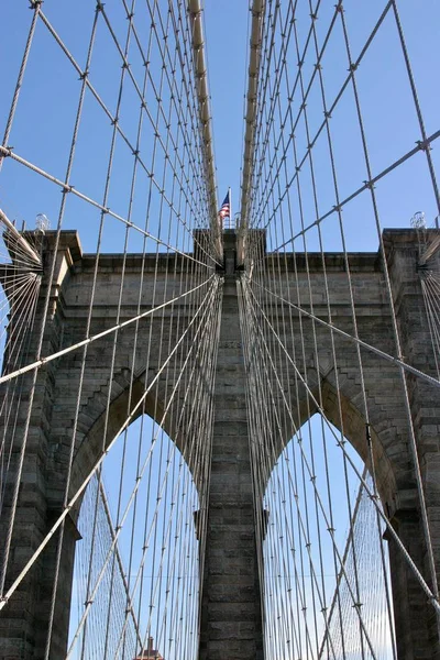 Pont Brooklyn Avec Une Différence — Photo
