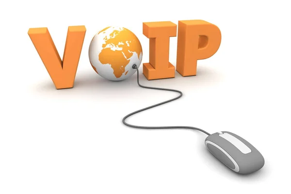 Browse Voice Voip World Orange — Stock Photo, Image