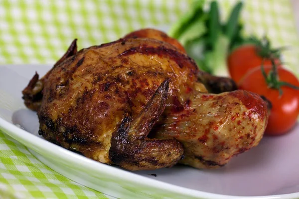 Frango Frito Marinado Com Ketchup — Fotografia de Stock