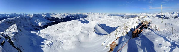 Vista Panoramica Maestosi Paesaggi Alpini — Foto Stock