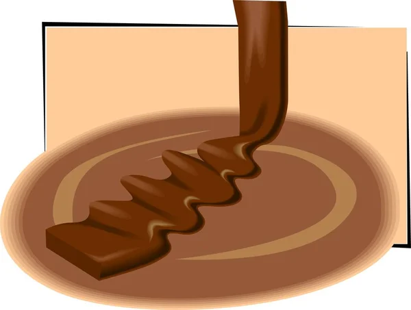 Gâteries Chocolat Brun Savoureux — Photo
