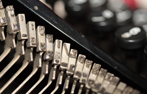 Vieja Máquina Escribir Antigua Concepto Vintage — Foto de Stock