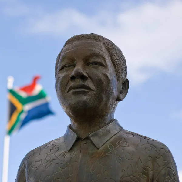 Nelson Mandela Porträt — Stockfoto