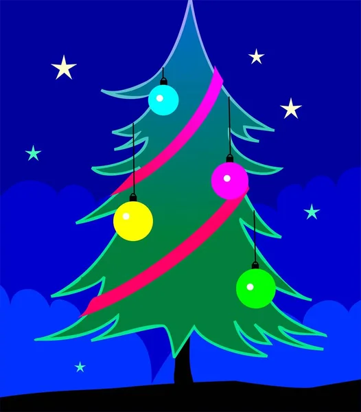 Fundo Colorido Para Natal Ano Novo Cartão Férias — Fotografia de Stock