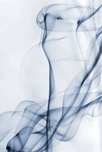 Beautiful Abstract Composition Smoke Black Background — Stock Photo, Image