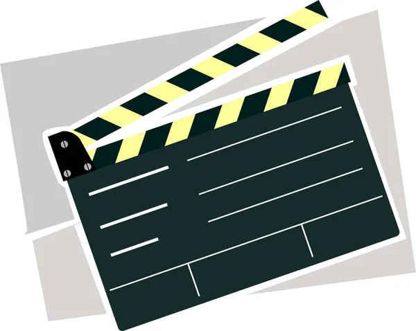 Illustratie Van Het Filmklepbord — Stockfoto